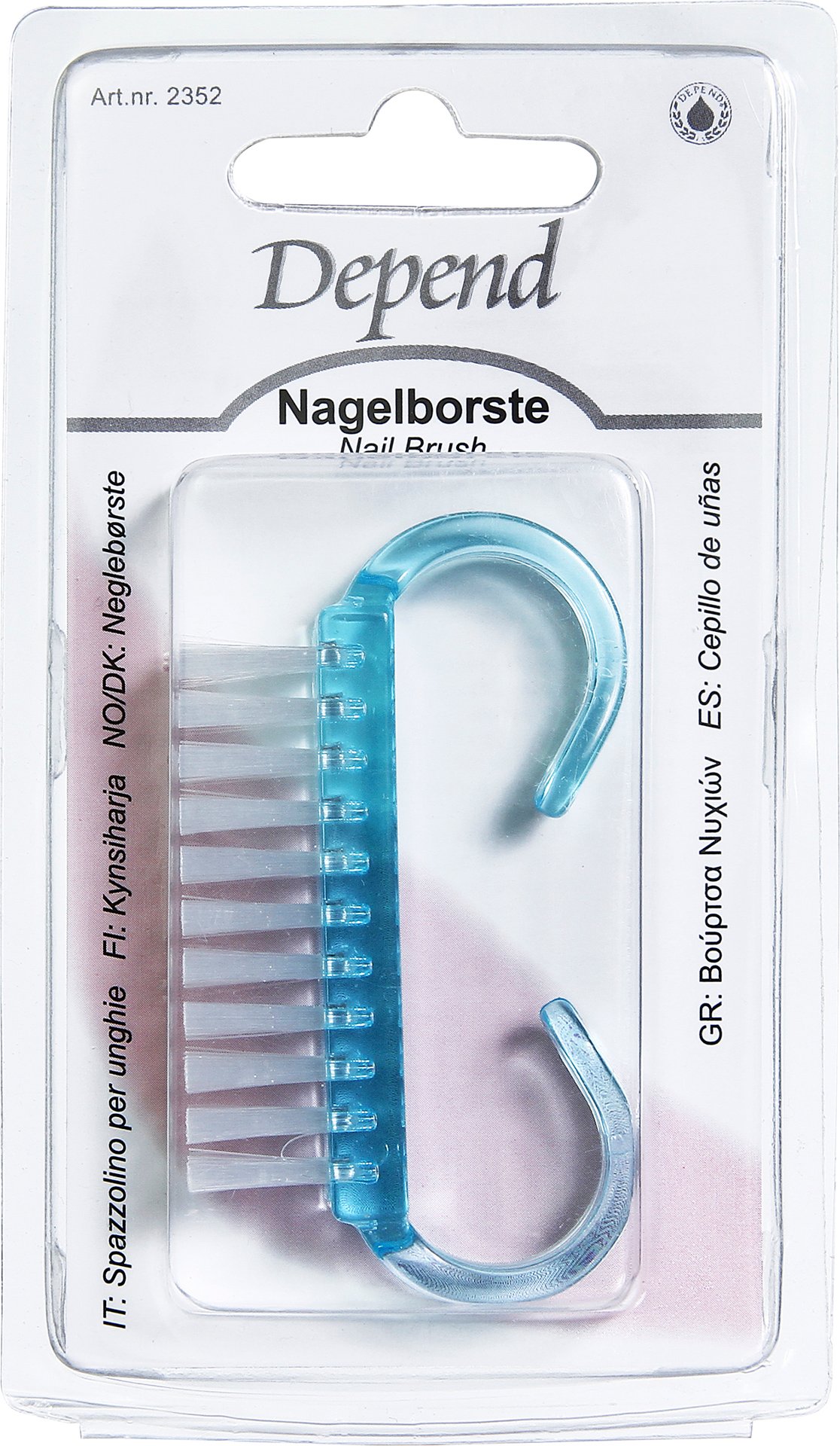Depend Nagelborste i blister