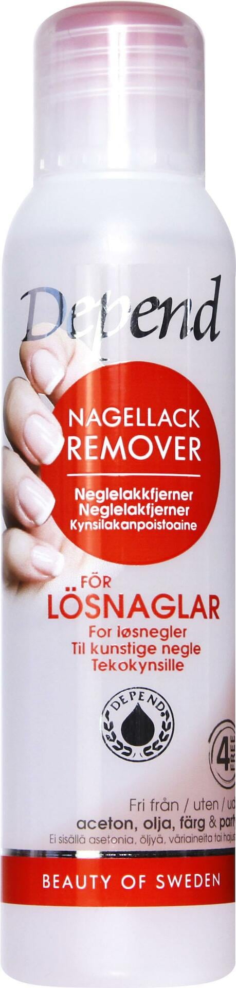 Depend Nagellacksremover Lösnaglar 100 ml