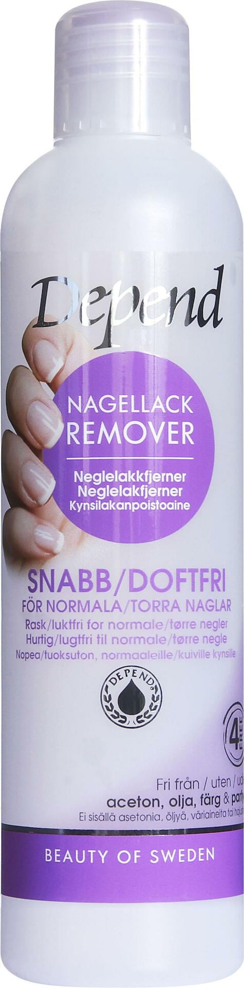 Depend Nagellacksremover lila 250 ml
