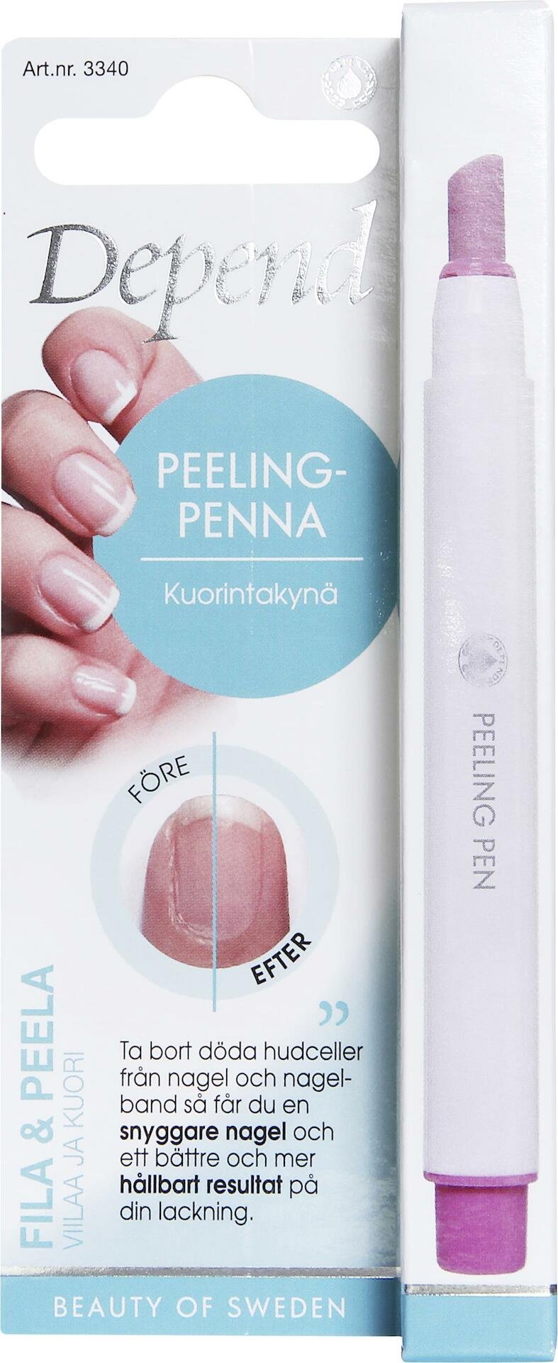 Depend Peelingpenna