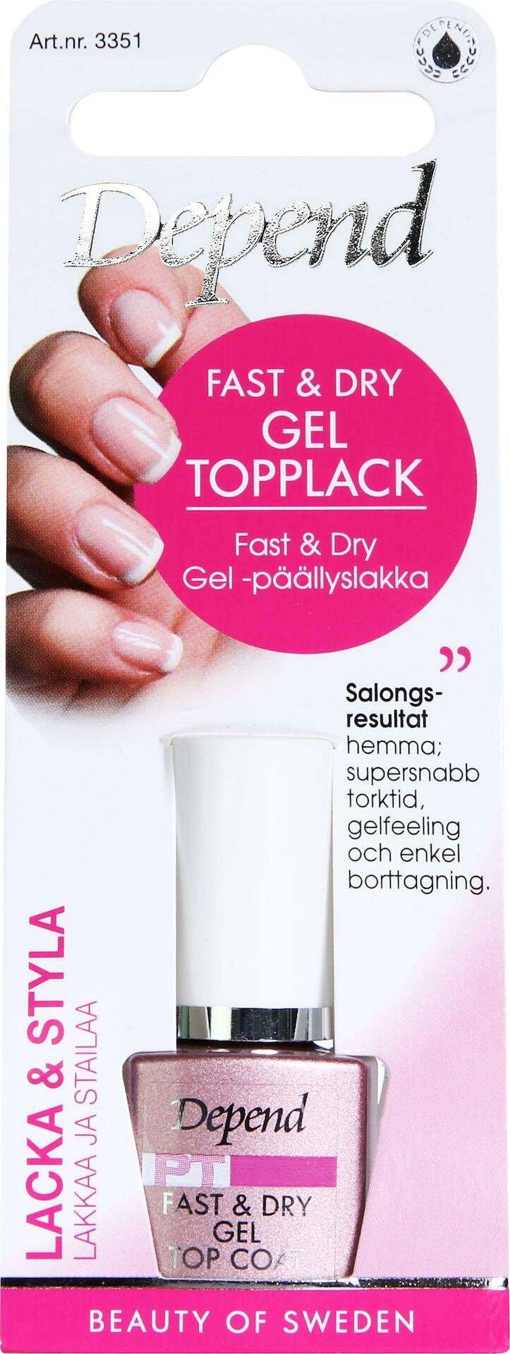 Depend Fast & Dry Gel Topplack