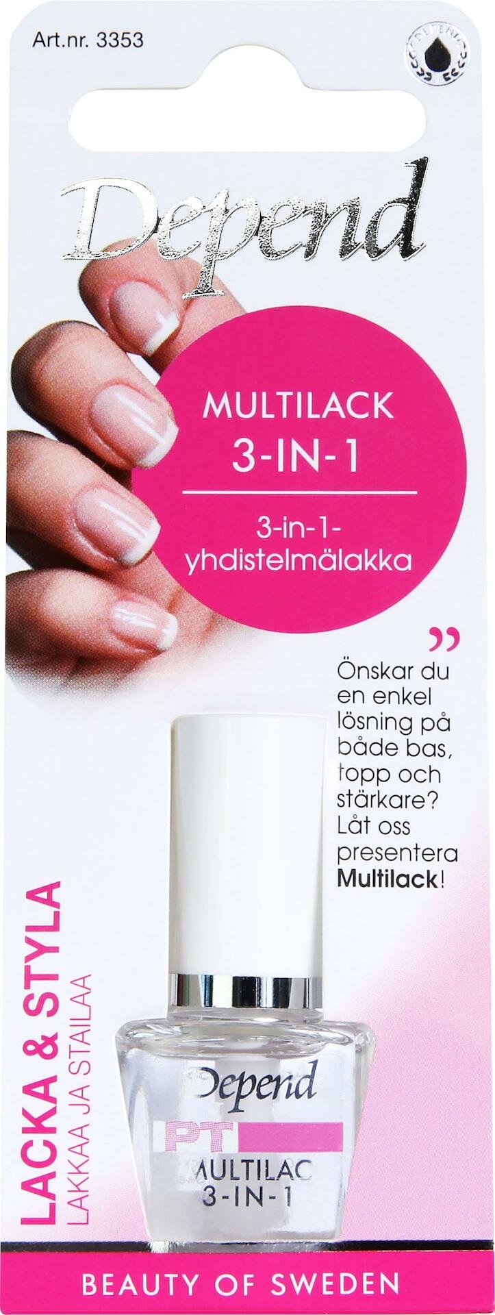 Depend Multilack 3-in-1