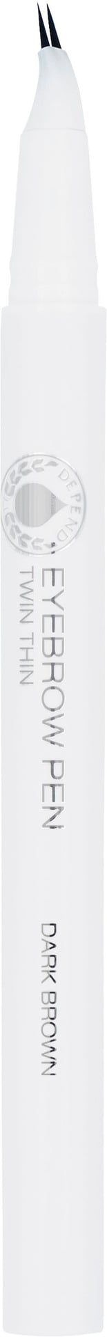 Depend Eyebrow Pen Twin Thin Darkbrown 1 st