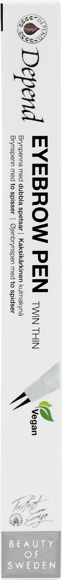 Depend Eyebrow Pen Twin Thin Blond 1 st