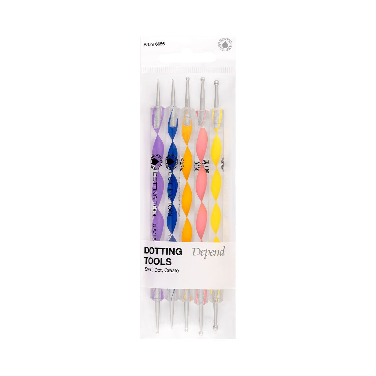 Depend Cosmetic Dotting Tools 5 st
