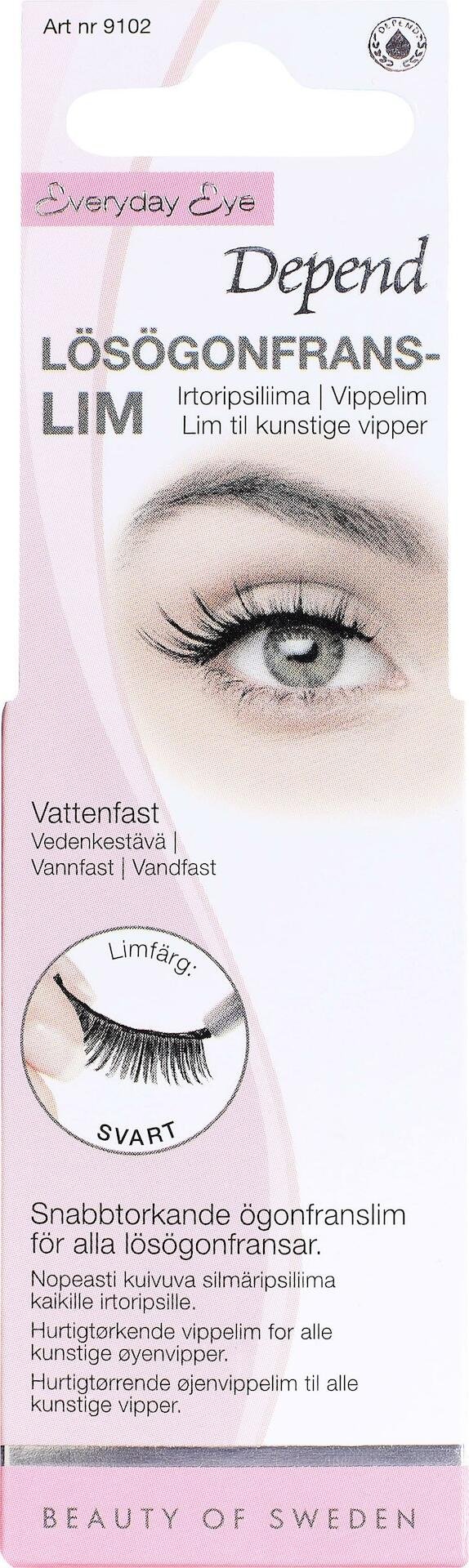 Depend Lösögonfranslim Svart 2*1g