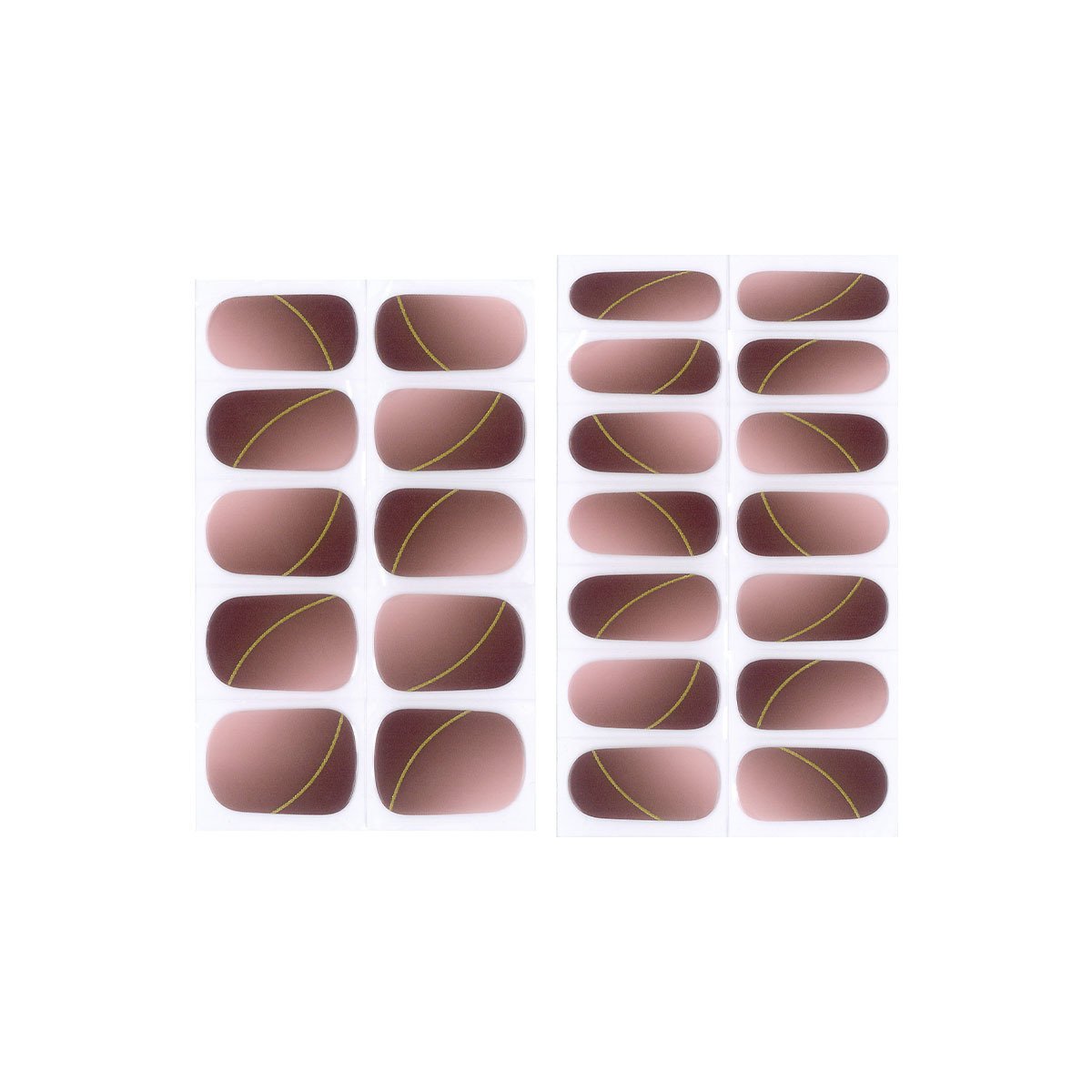 Depend Gel iQ Gel Nail Strips Plum Goldline Nord