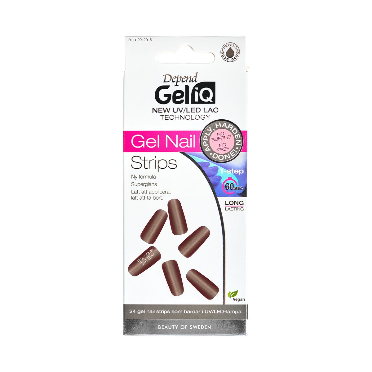Depend Gel iQ Gel Nail Strips Baroque Cat Eye Nord