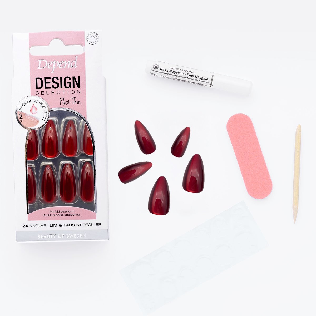 Depend Design Selection Ruby Red Almond Nord