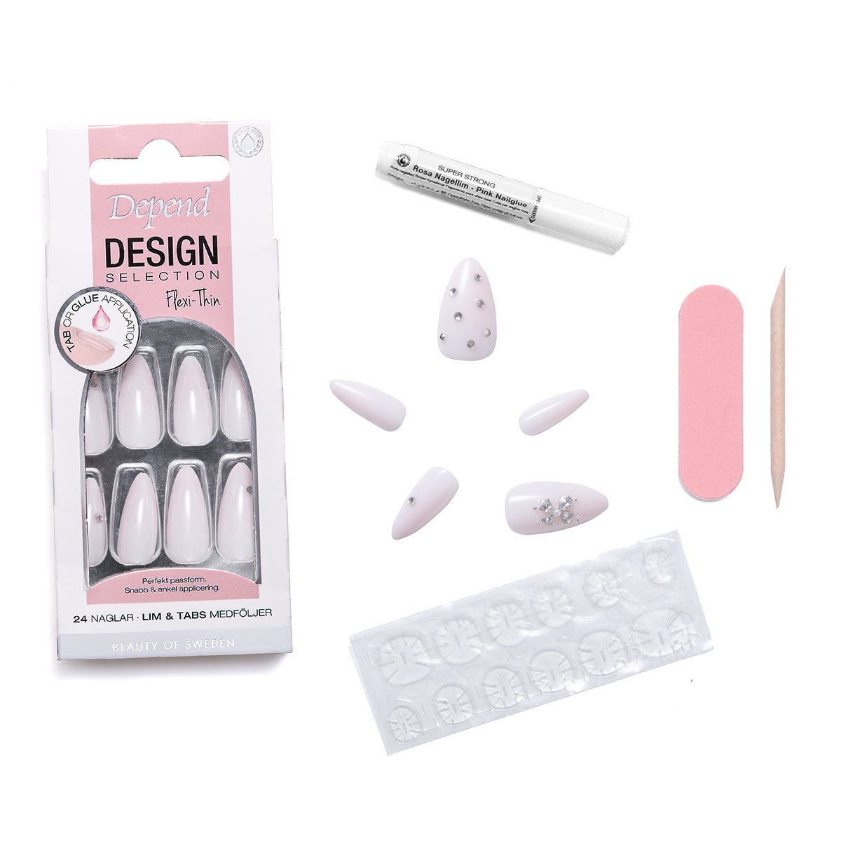 Depend Design Selection Pink Ivory Almond