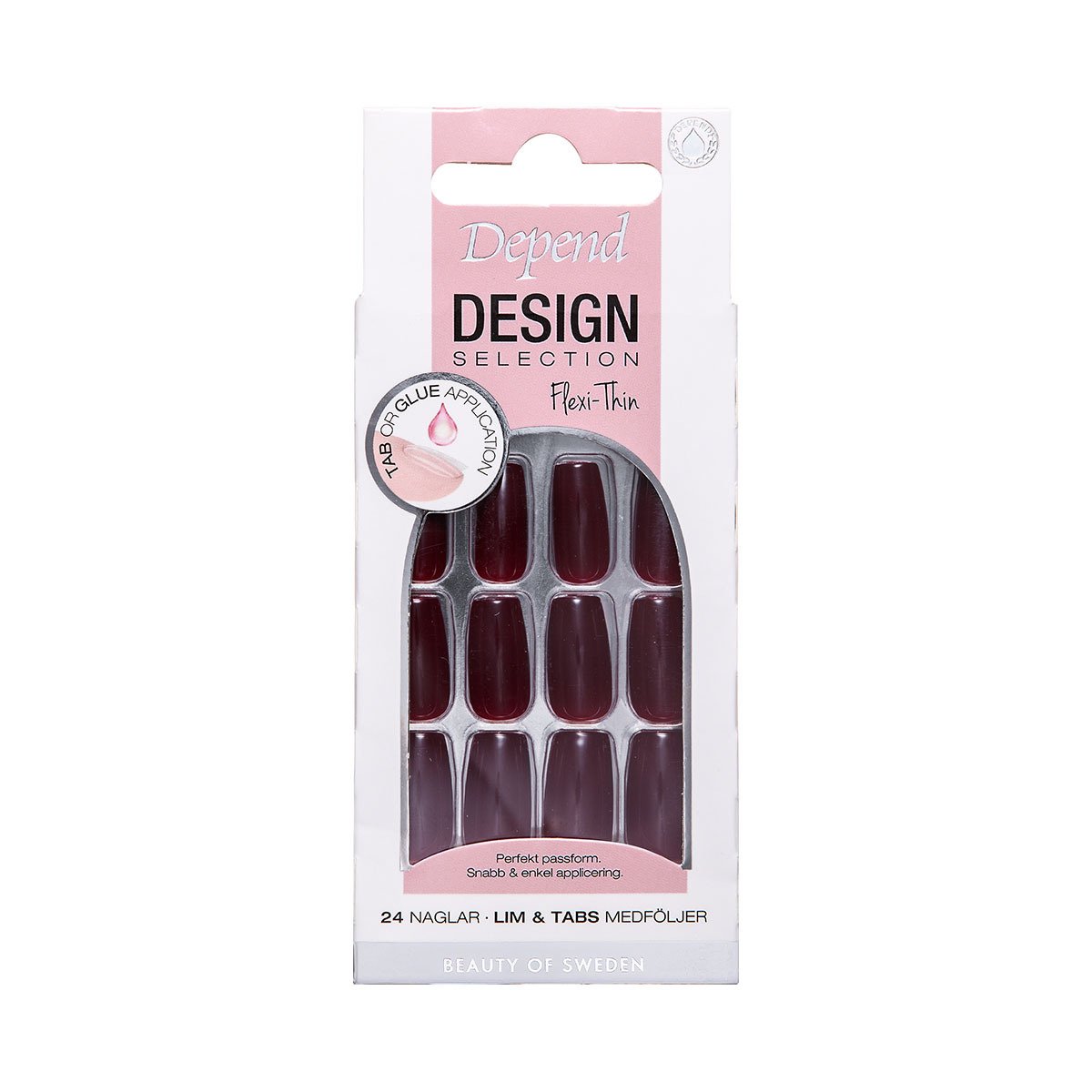 Depend Design Selection Dark Scarlet Short Coffin
