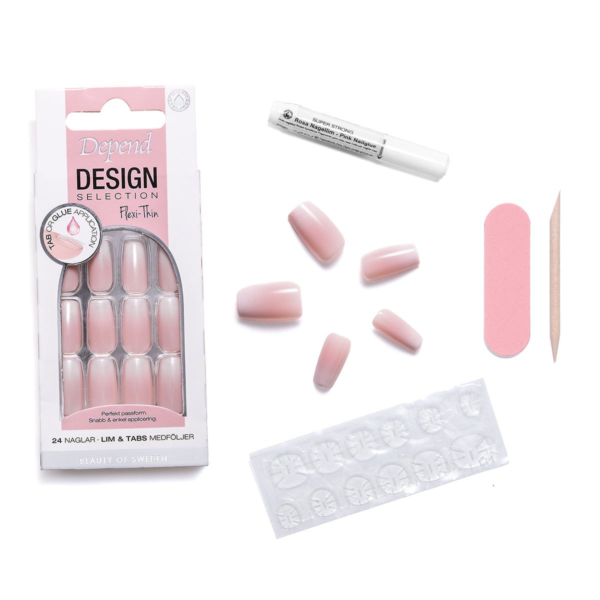 Depend Design Selection Misty Vail Fade Short Coffin