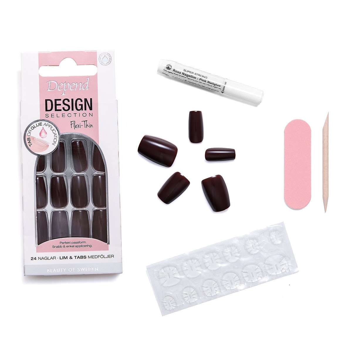 Depend Design Selection Warm Mocca Short Coffin