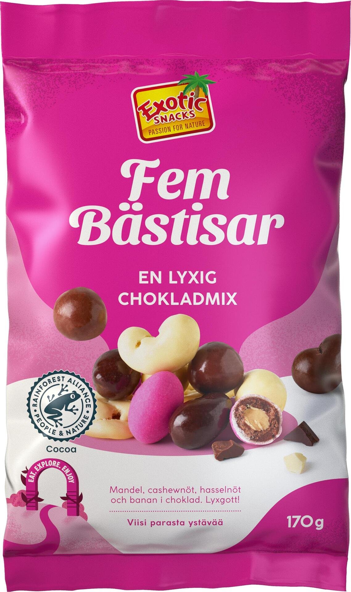 Exotic Snacks Fem bästisar Dragé Mix 170 g