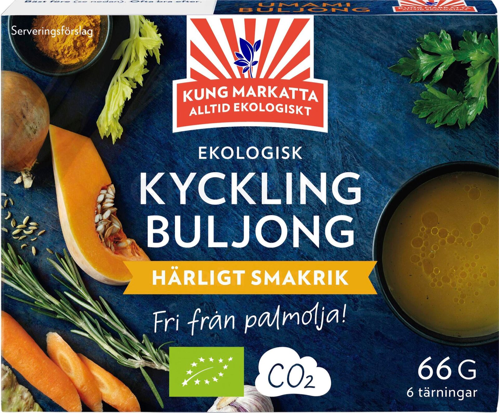 Kung Markatta Kycklingbuljongtärningar 6 st