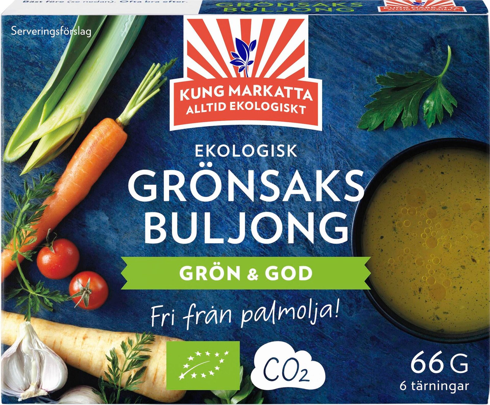 Kung Markatta Grönsaksbuljongtärningar 6 st