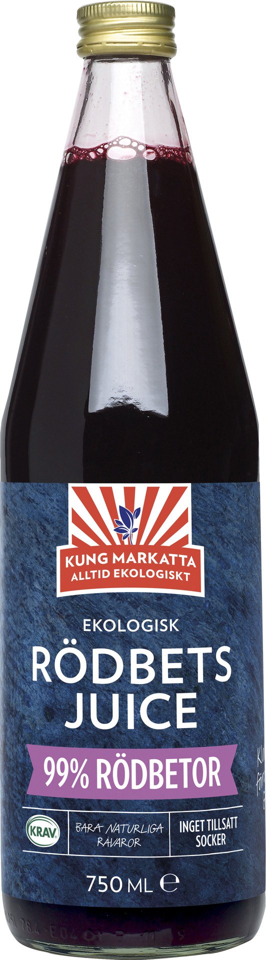Kung Markatta Ekologisk Rödbetsjuice 750 ml