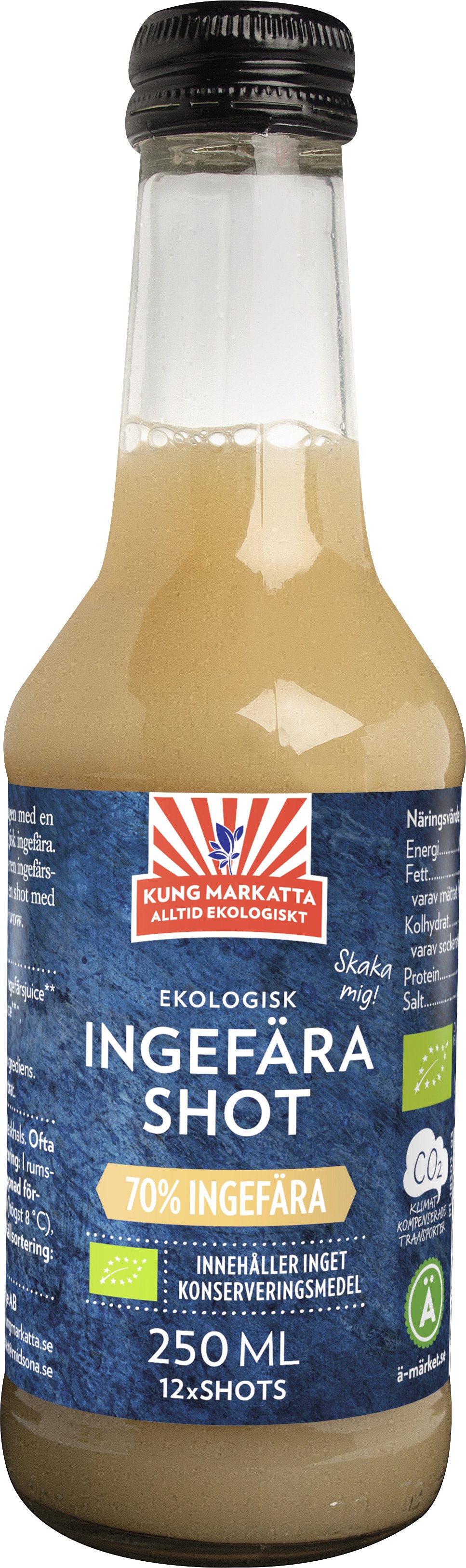 Kung Markatta Ingefära Shot 250 ml