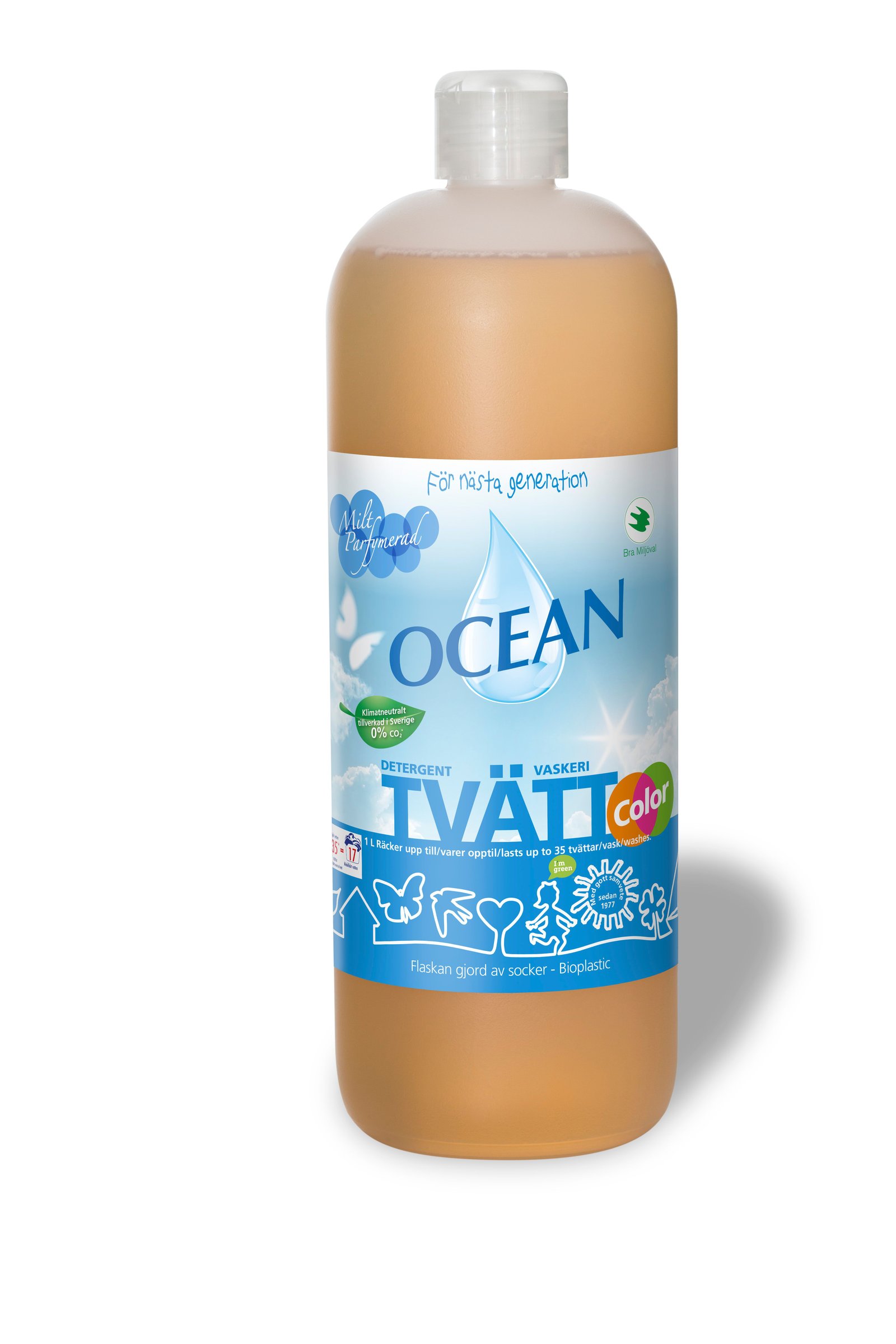 Ocean Flytande Tvättmedel Color Parfymerad 1 liter