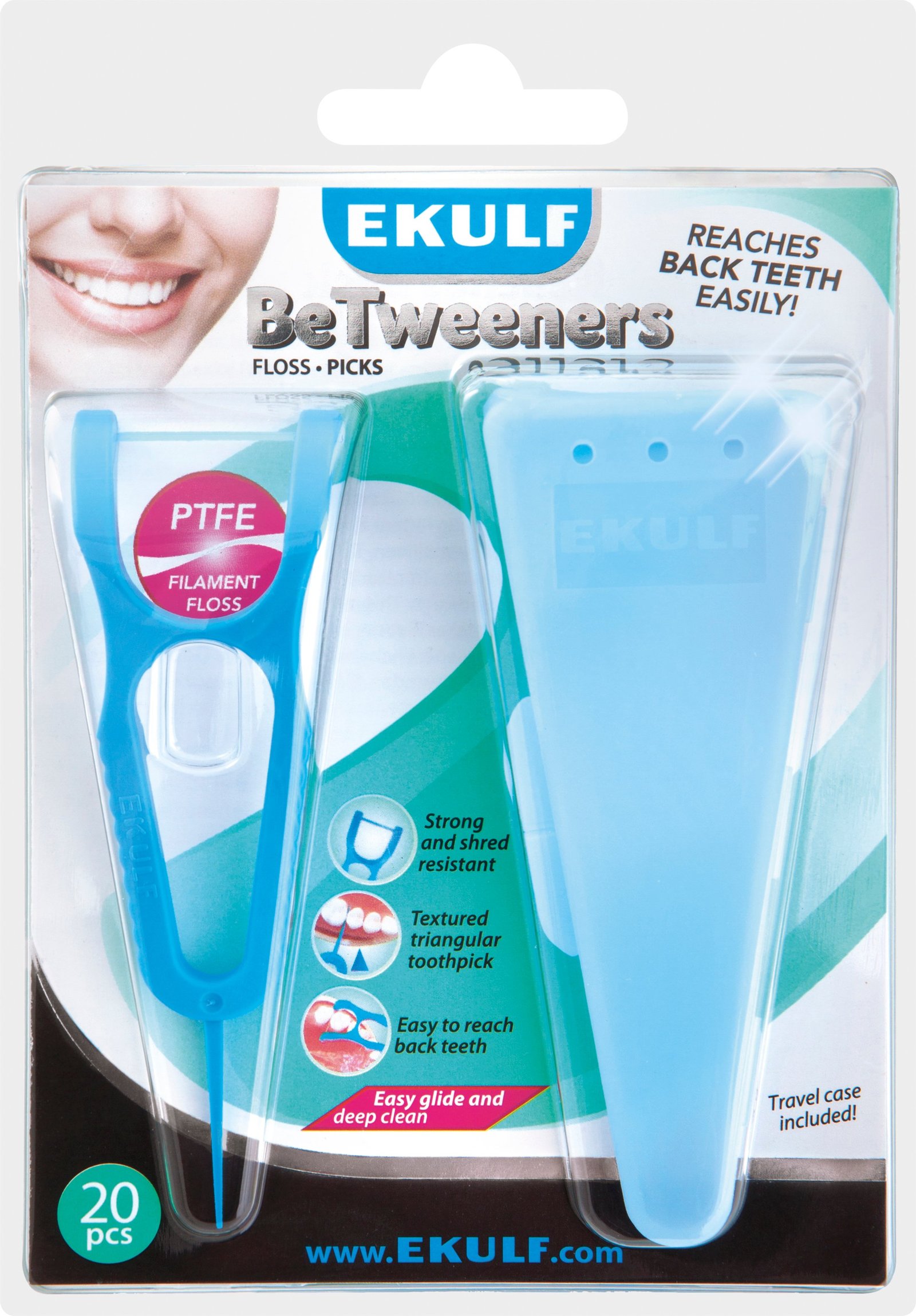 EKULF BeTweeners floss picks 20 st