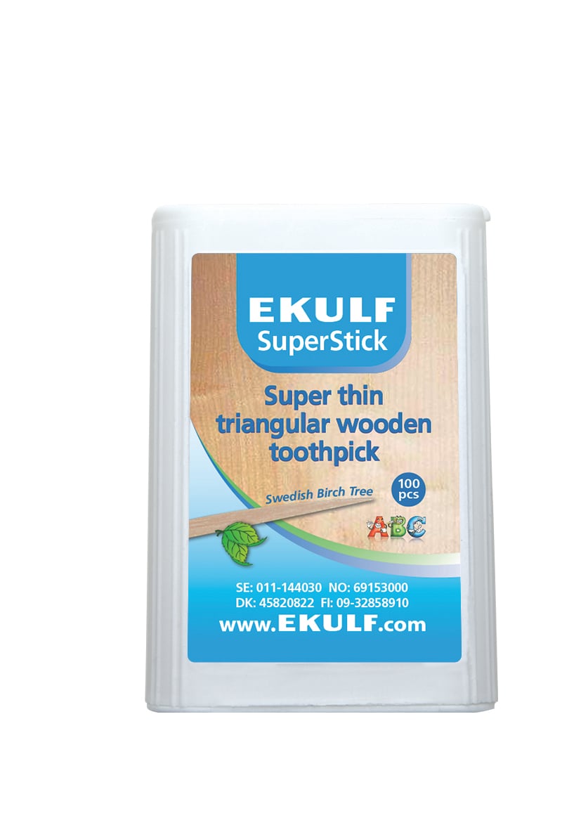EKULF SuperStick Dubbel tandsticka 100 st