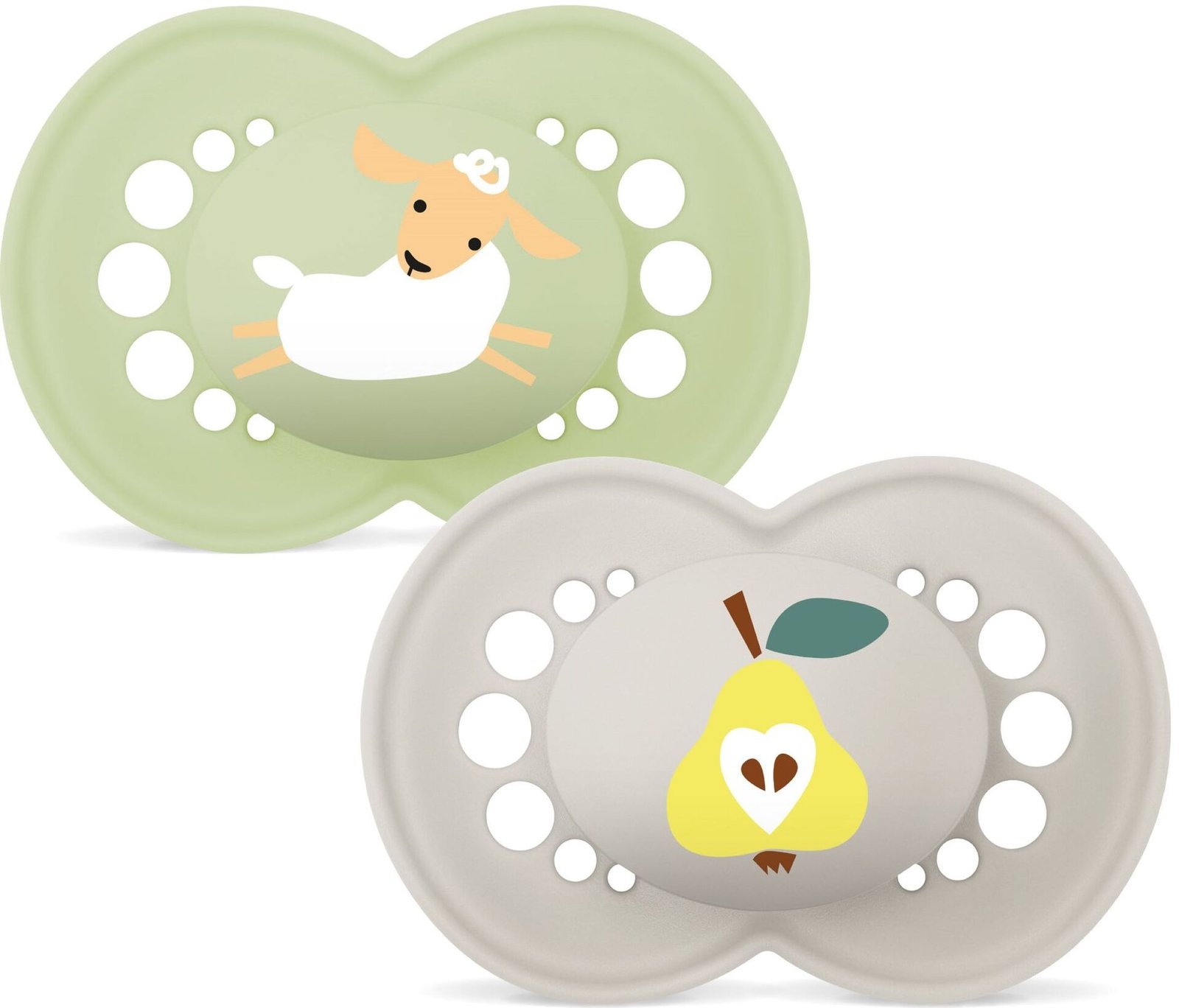 MAM Original 6-16 Månader Silikon 2 st - Olika färger