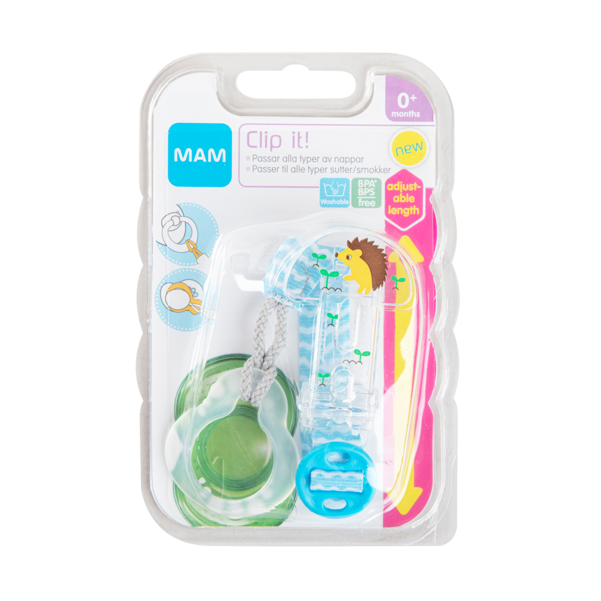 MAM Clip it! Napphållare Blue