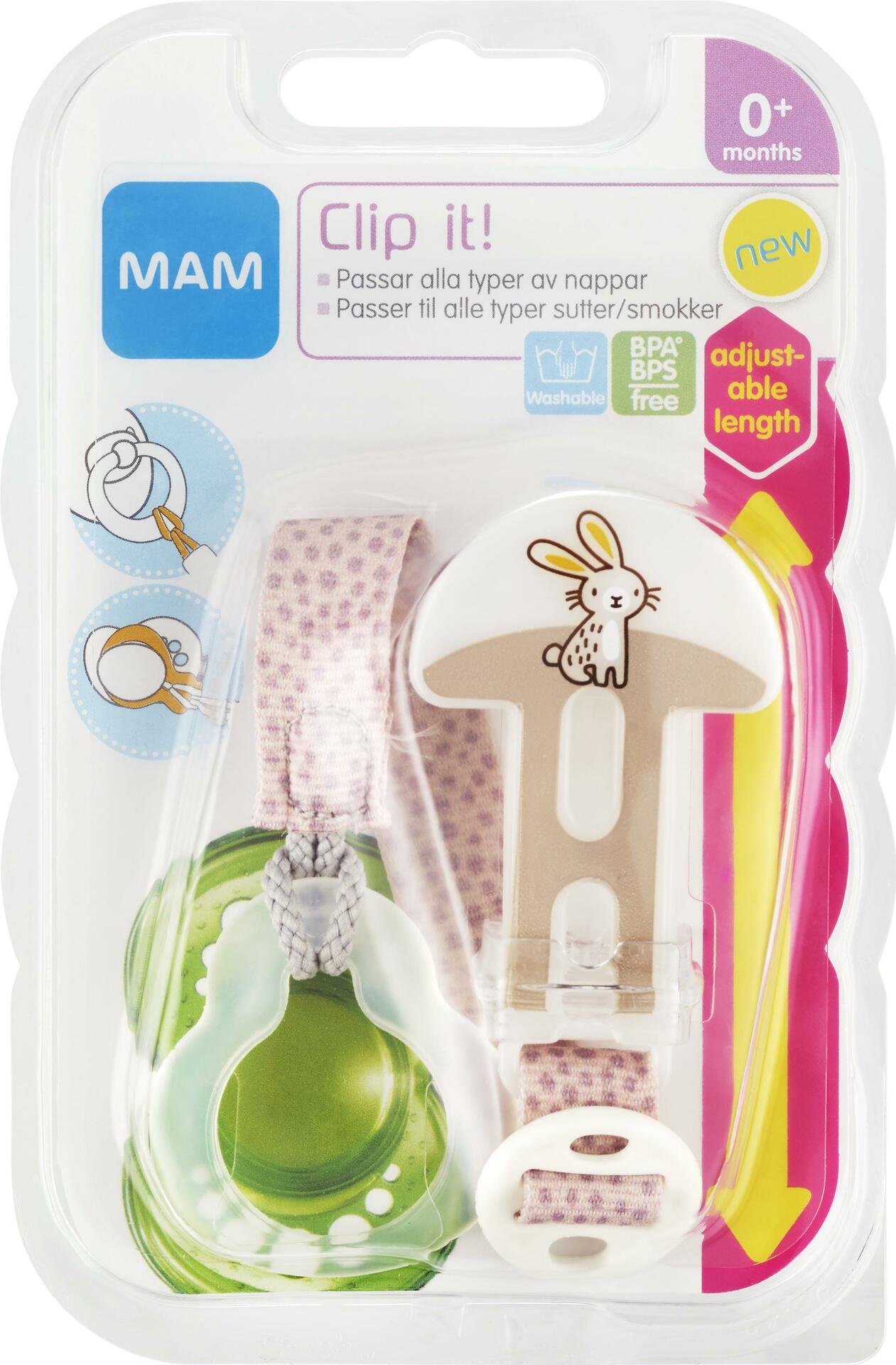 MAM Clip it! Napphållare Neutral