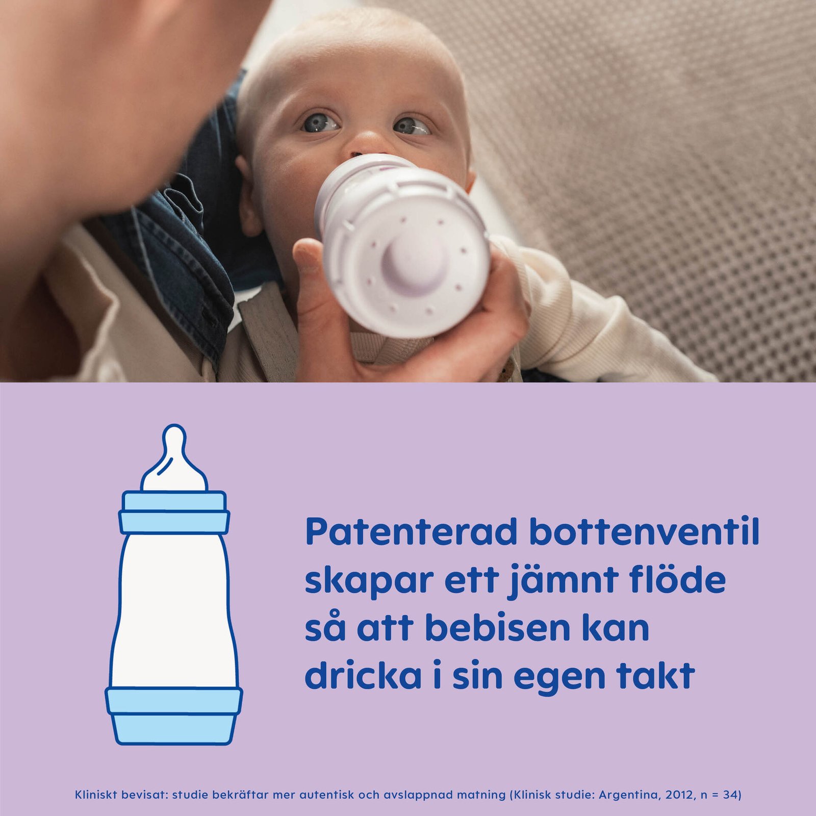 MAM Easy Start Anti Colic Nappflaska 0+ Månader 260 ml - Olika färger