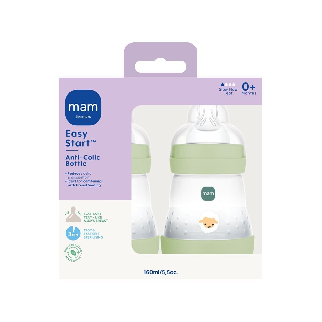 MAM Easy Start Anti-Colic Green 160 ml 1 st