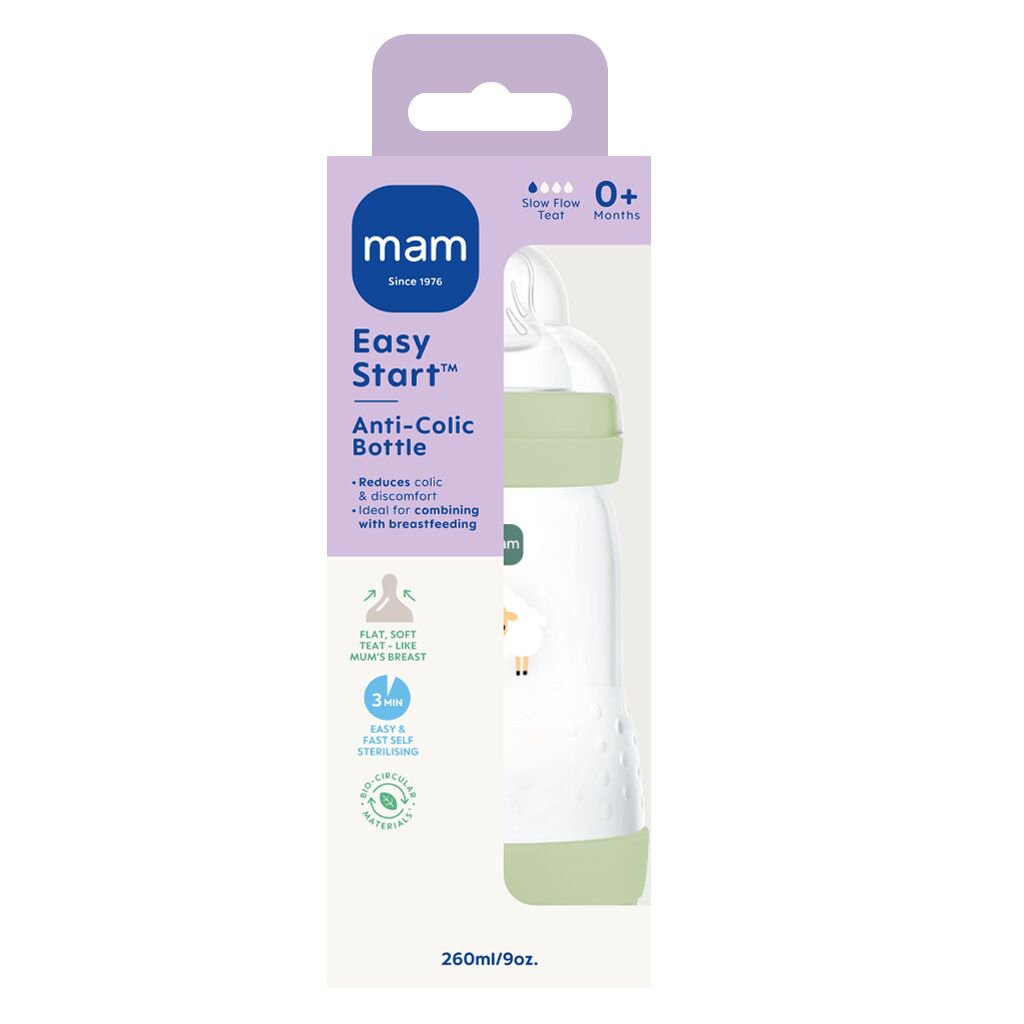 MAM Easy Start Anti-Colic Green 260 ml 1 st
