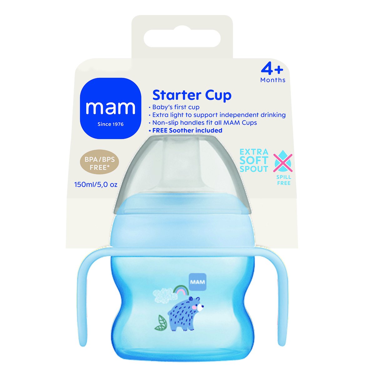 MAM Starter Cup +4 Månader 150 ml - Olika färger
