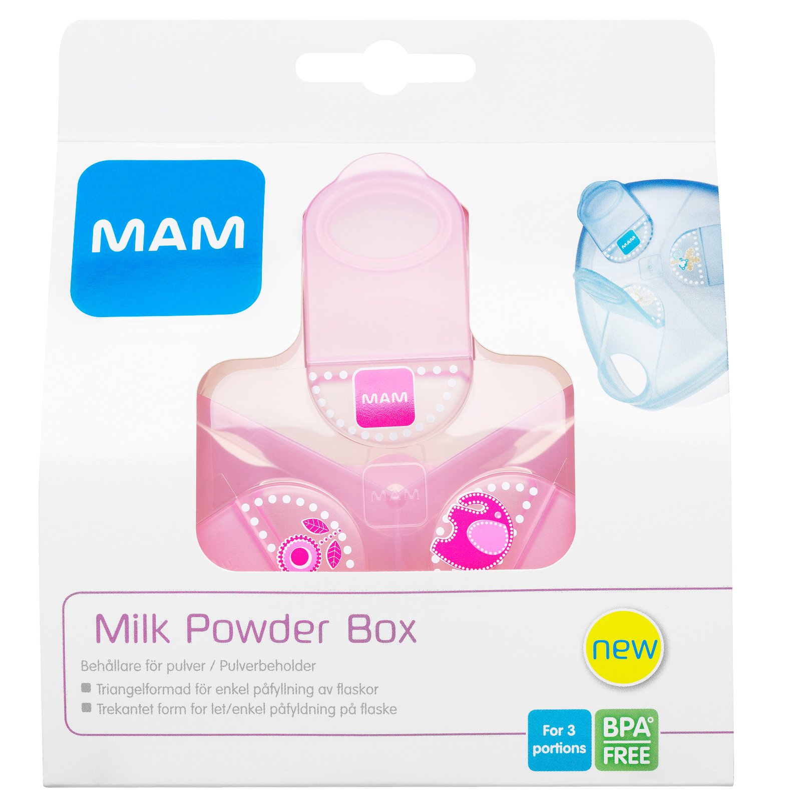 MAM Doseringsbox Mjölkpulver - Olika färger
