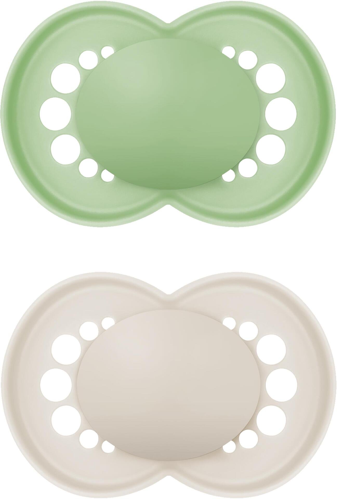 MAM Original Natural Rubber 6-16 månader 2-pack Neutra