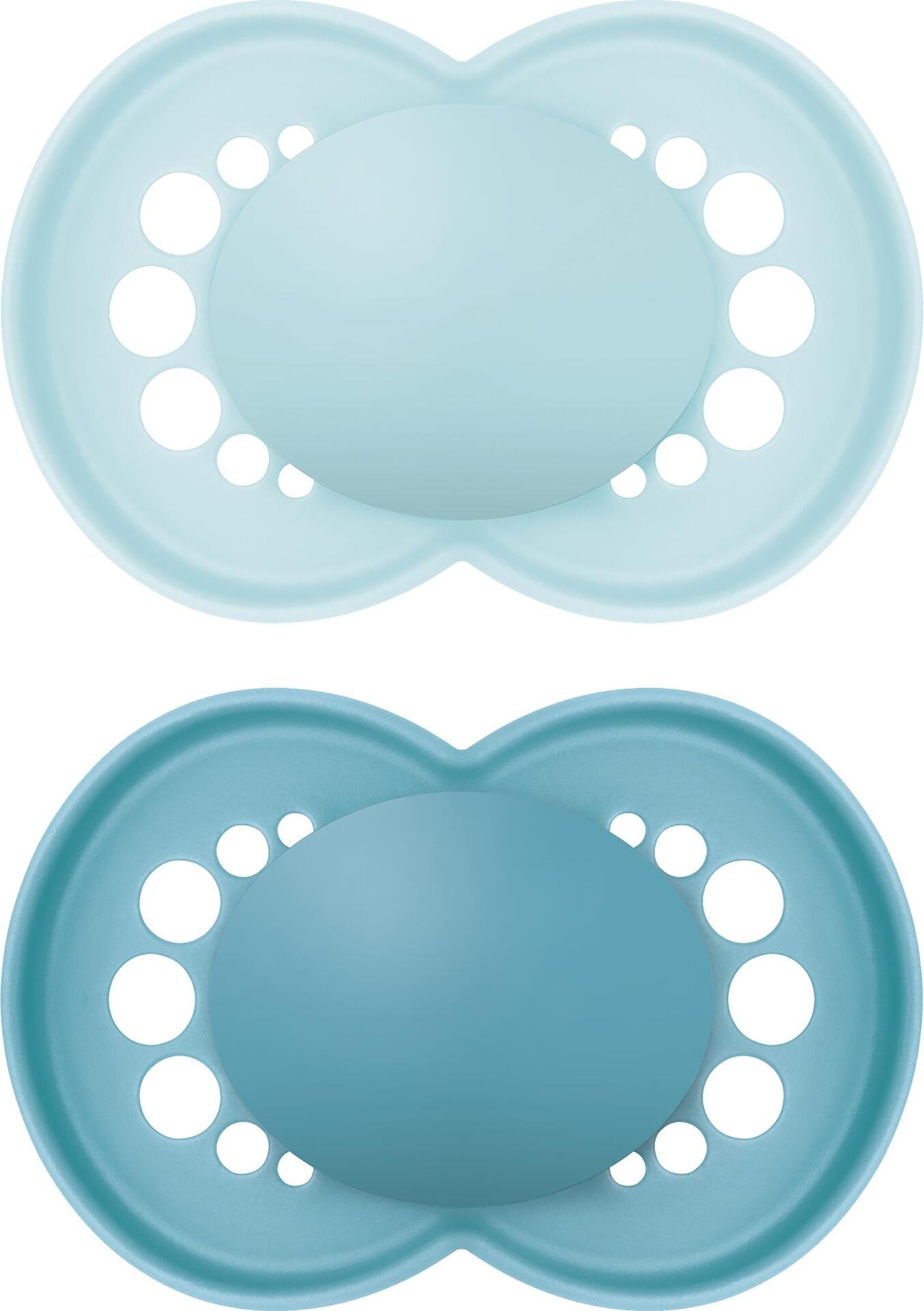 MAM Original Napp 16-36 månader Blå Unprinted 2-pack