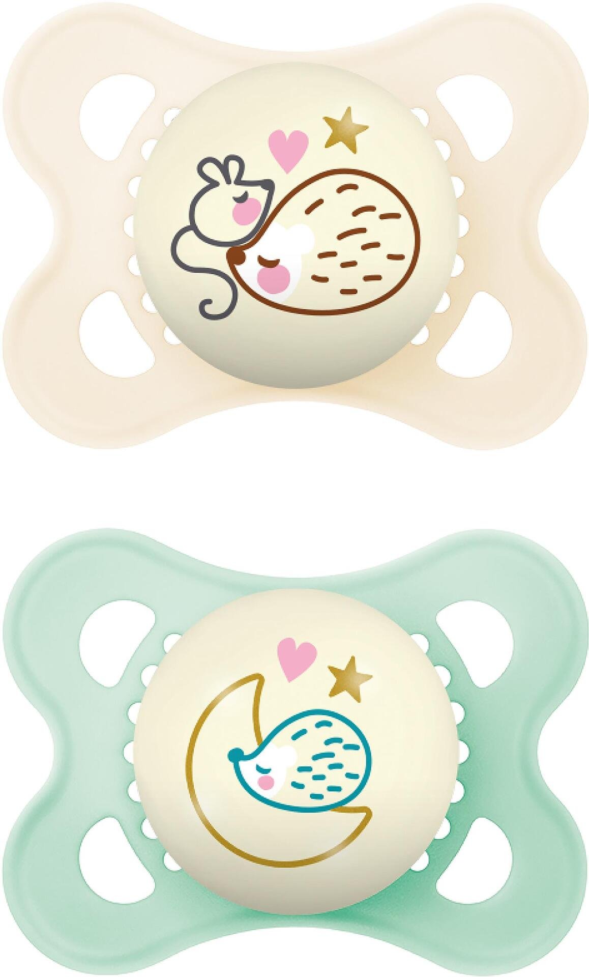 MAM Original Night 0-6 månader Neutral 2-pack