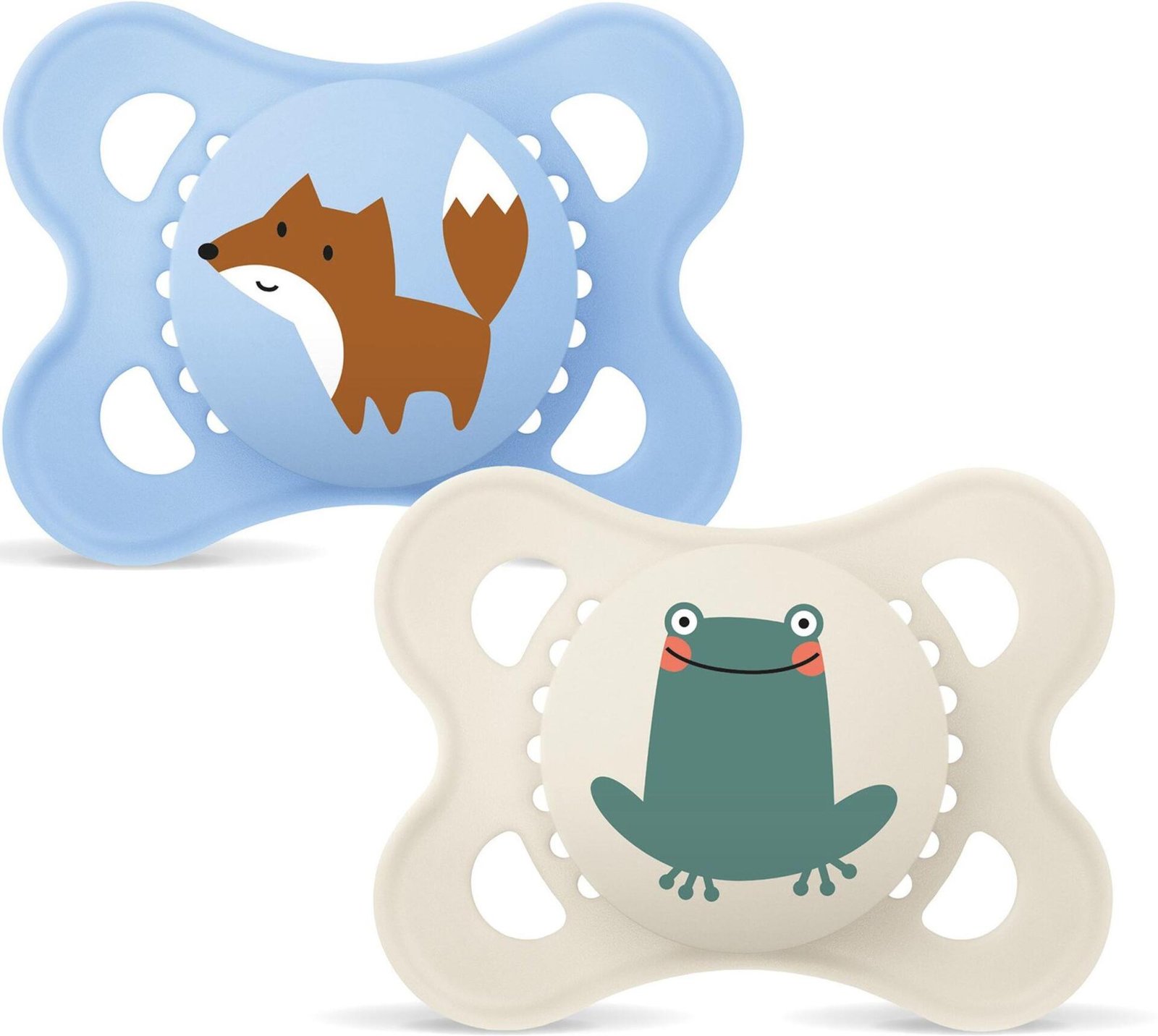 MAM Original Silk 0-6m Box V Blue 2 st