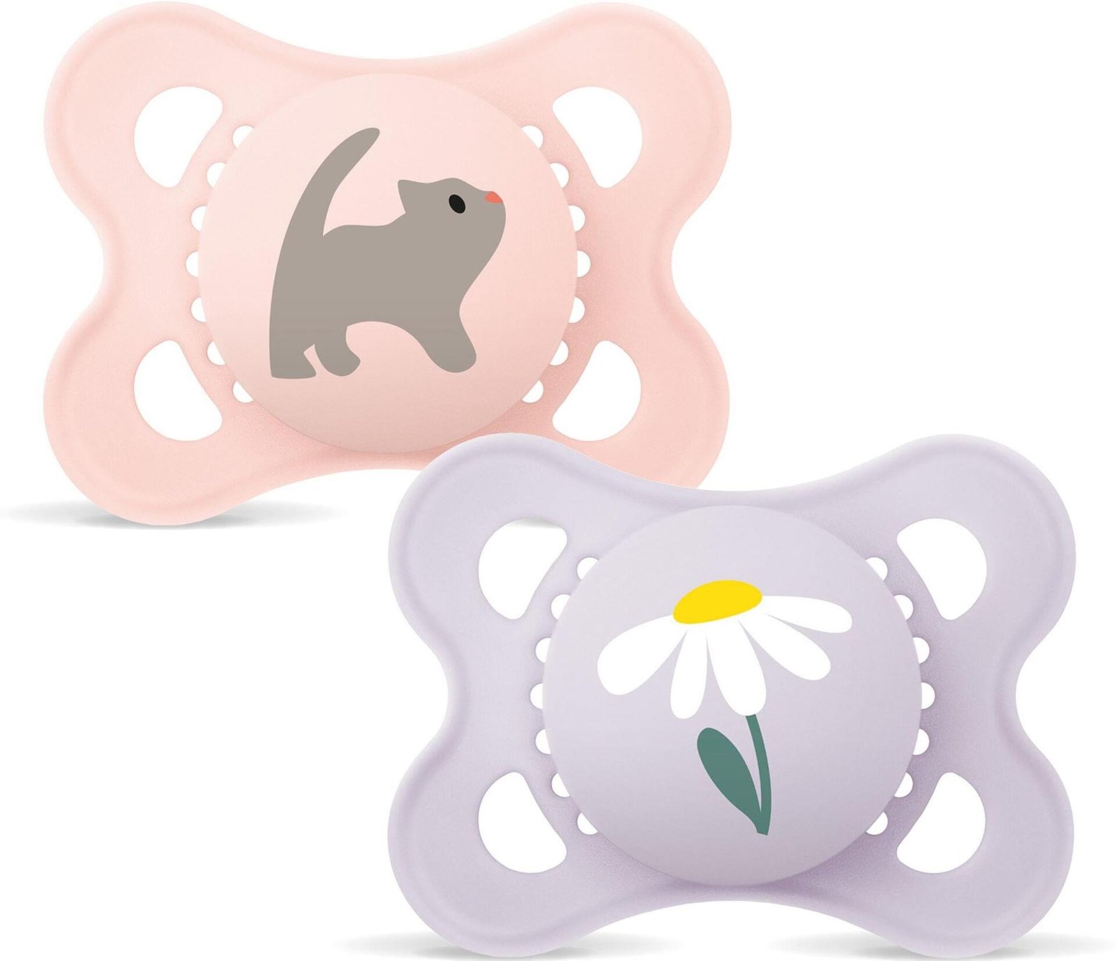 MAM Original Silk 0-6m Box V Pink 2 st