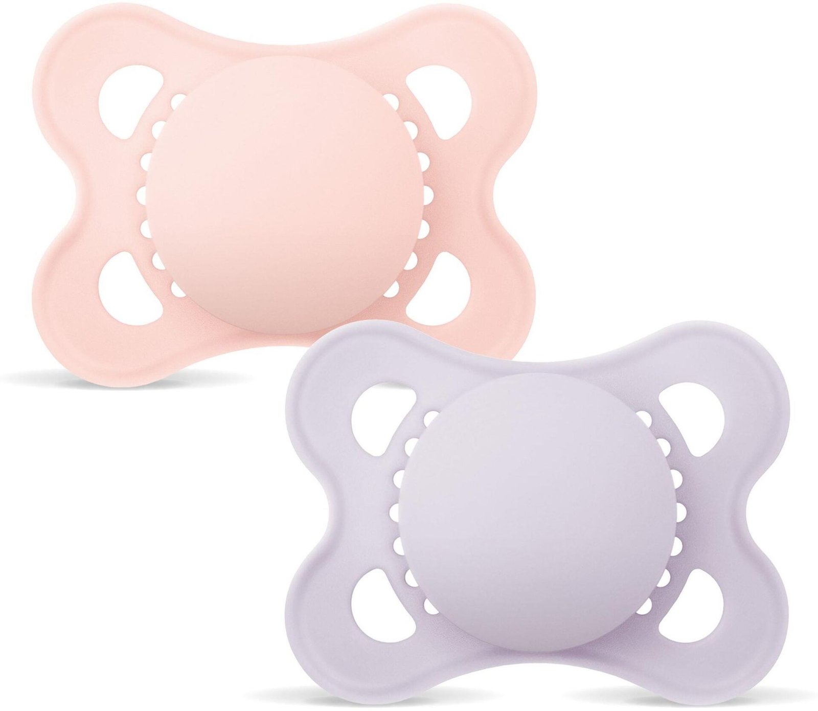 MAM Orig Silk 0-6m Box V Pink Unprint 2 st