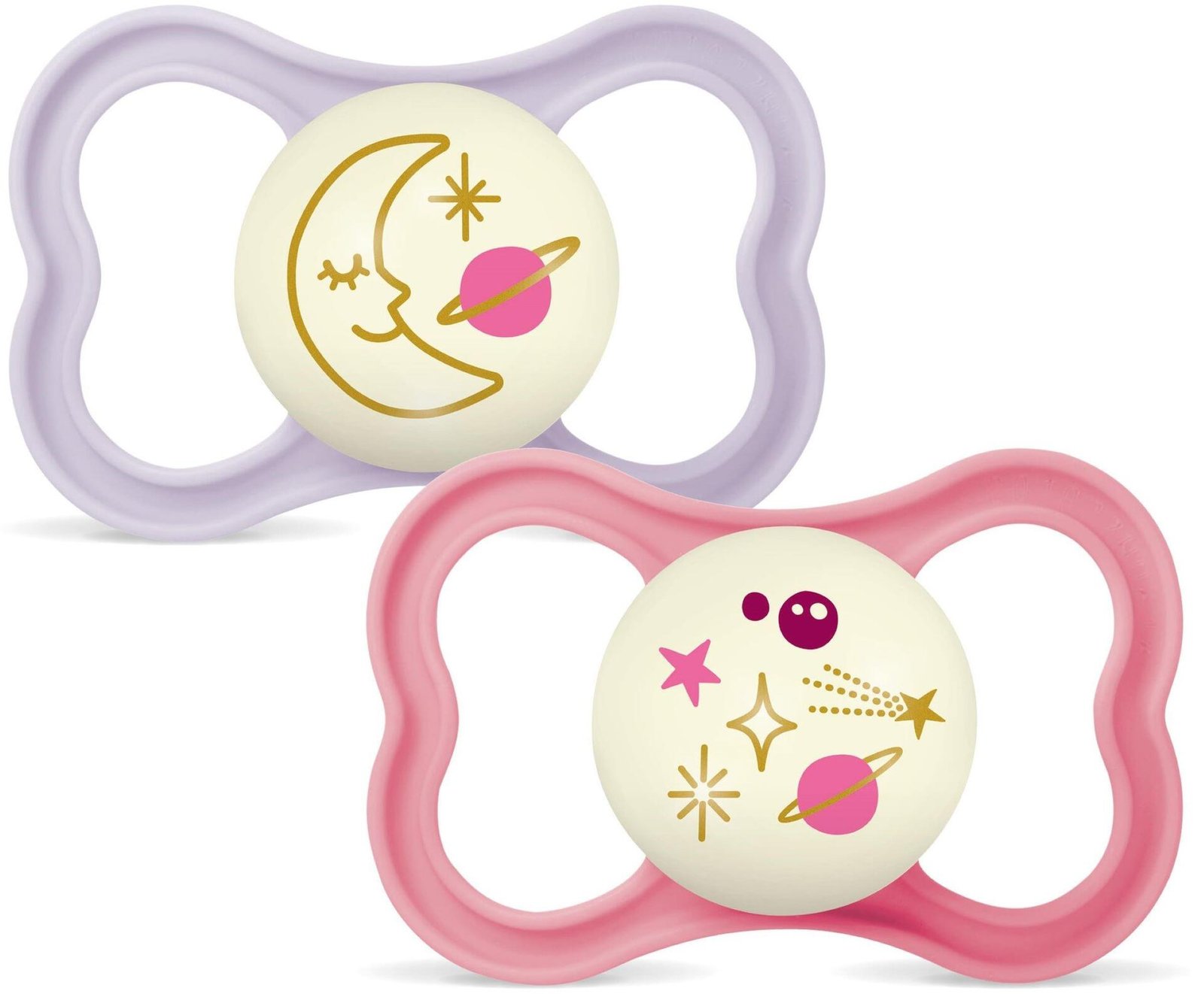 MAM Air Night Silk 16-36m Box V Pink 2 st