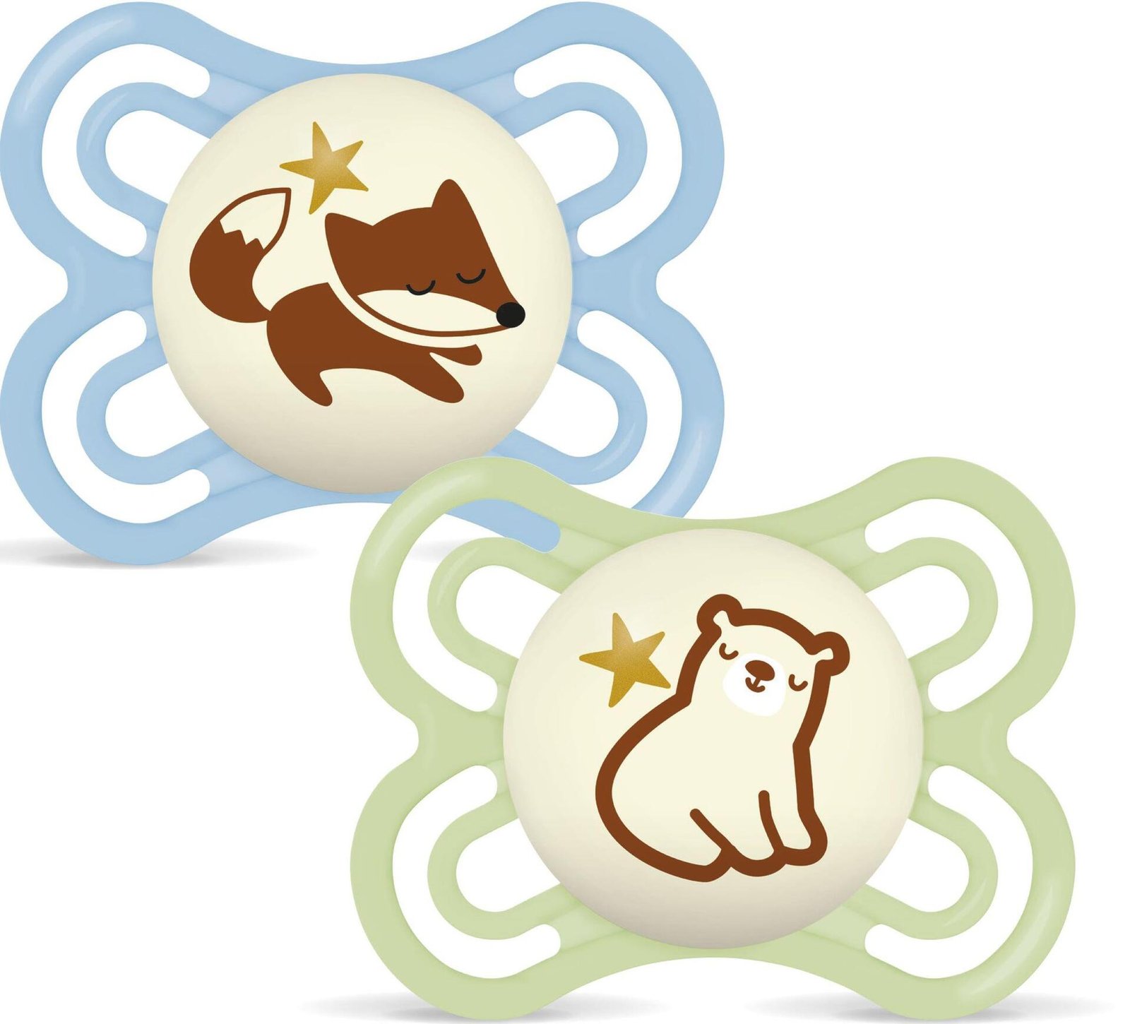 MAM Perfect Night Silk 0-6m Box V Blue 2 st