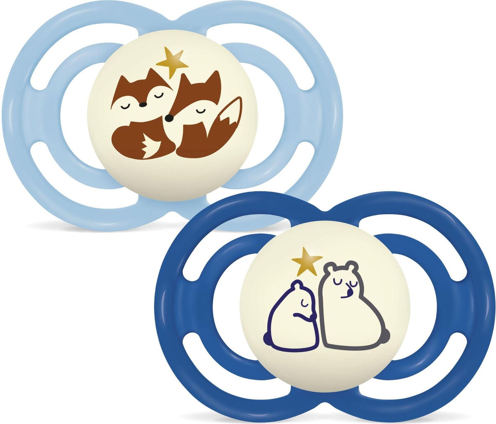 MAM Perfect Night Silk 16-36m Box V Blue 2 st