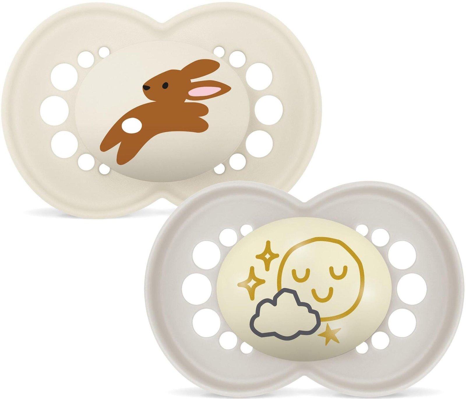 MAM Original Day&Night Sil 6-16m 2p Neutral
