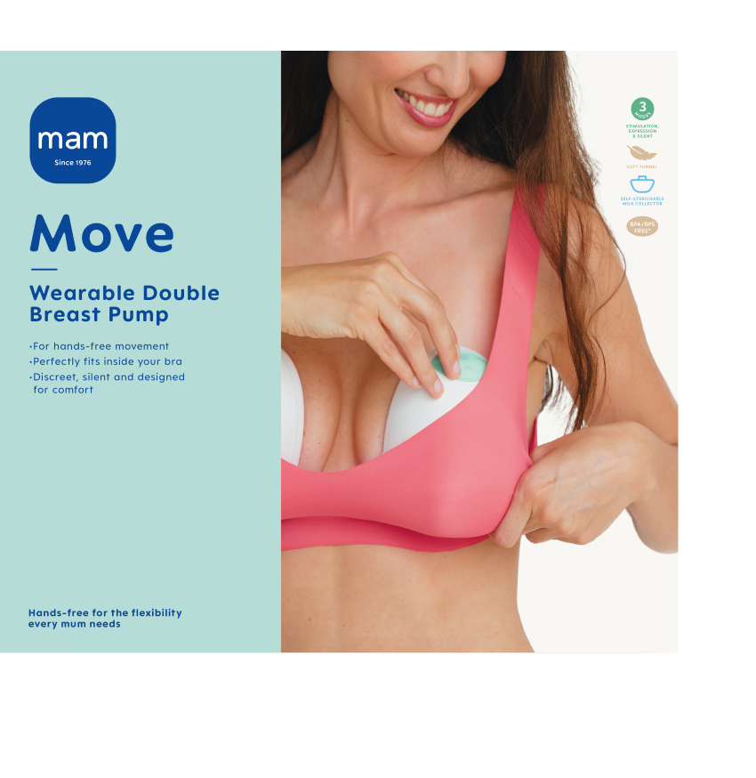 MAM Move Wearable Double Breast Pump 2 st