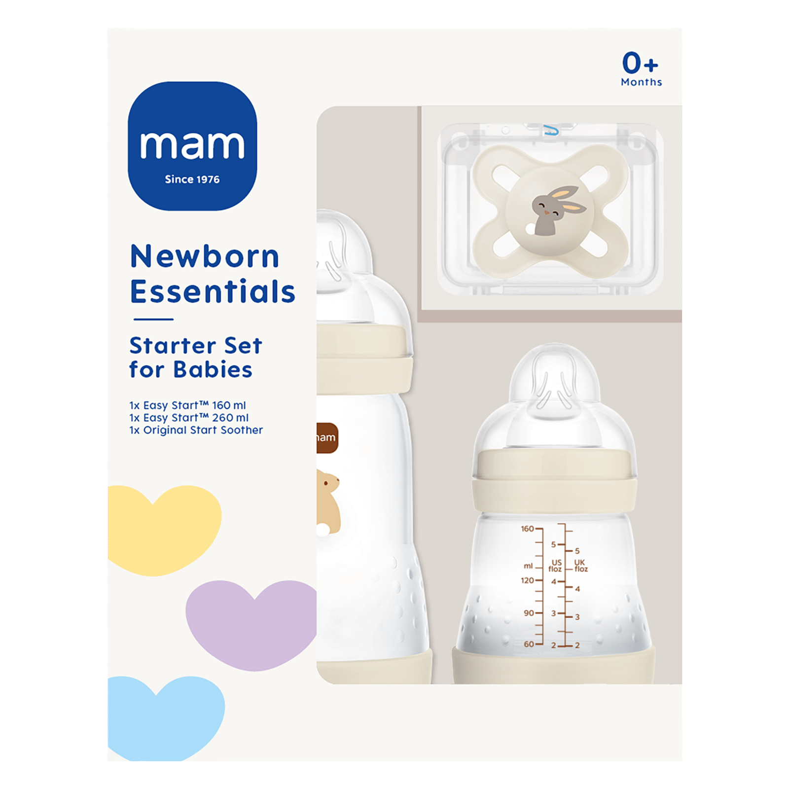 MAM Newborn Essentials Starter Set Neutral 3 st