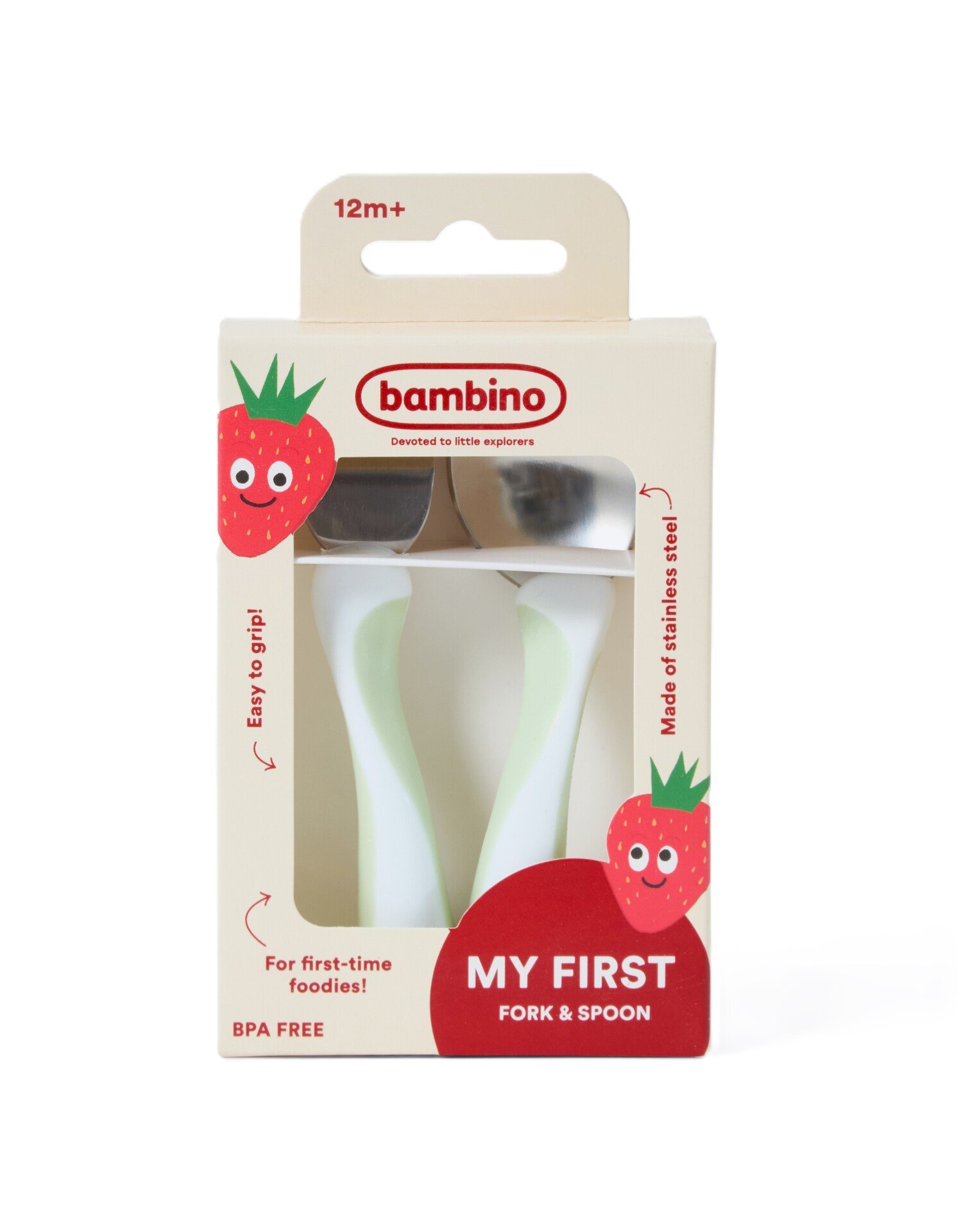 Bambino Äta själv-bestick  - Blandade färger