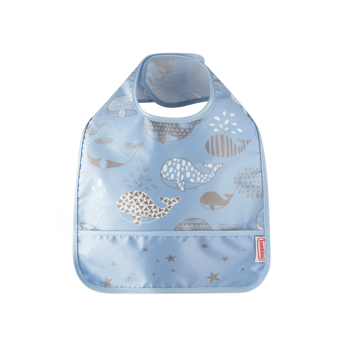 Bambino Easy wipe Bib Blue 1 st