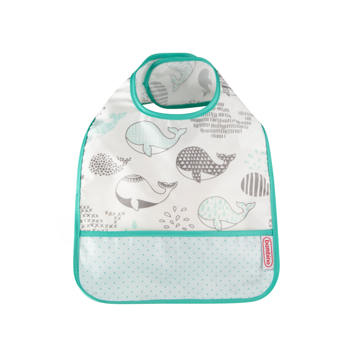 Bambino Easy wipe Bib Mint 1 st