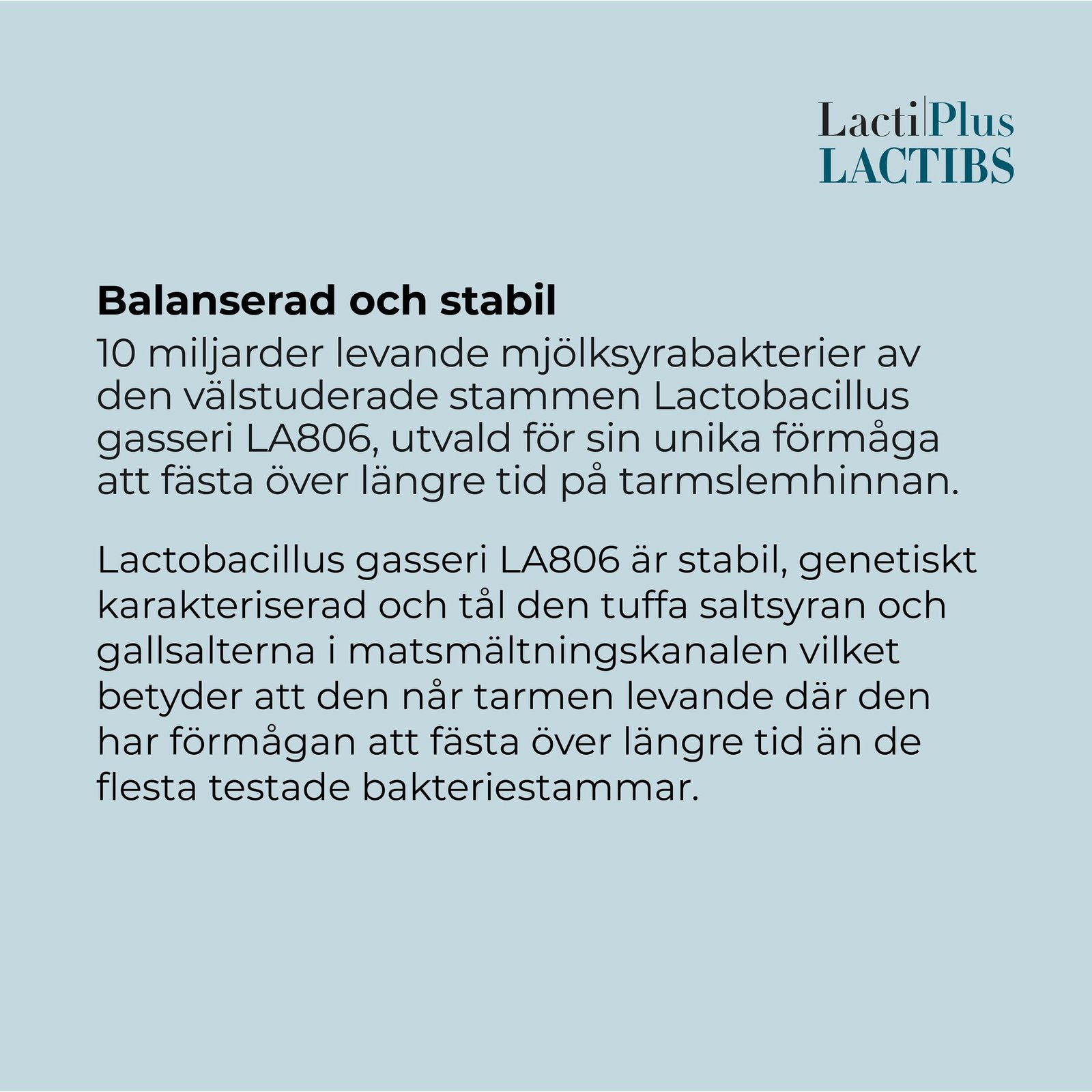 LactiPlus Lactibs 56 kapslar