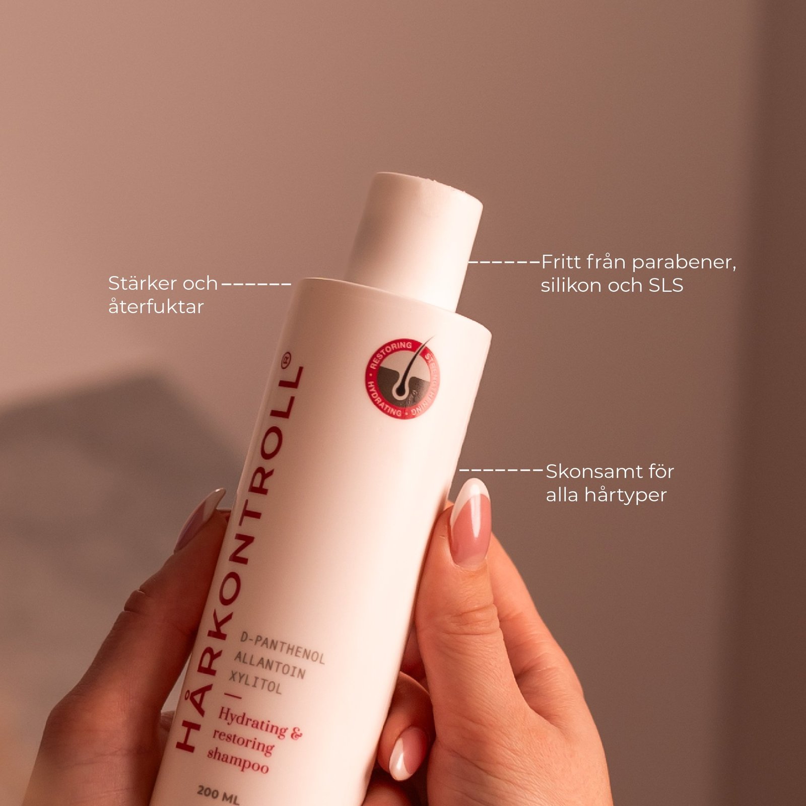 Hårkontroll Hydrating & Restoring Shampoo 200 ml